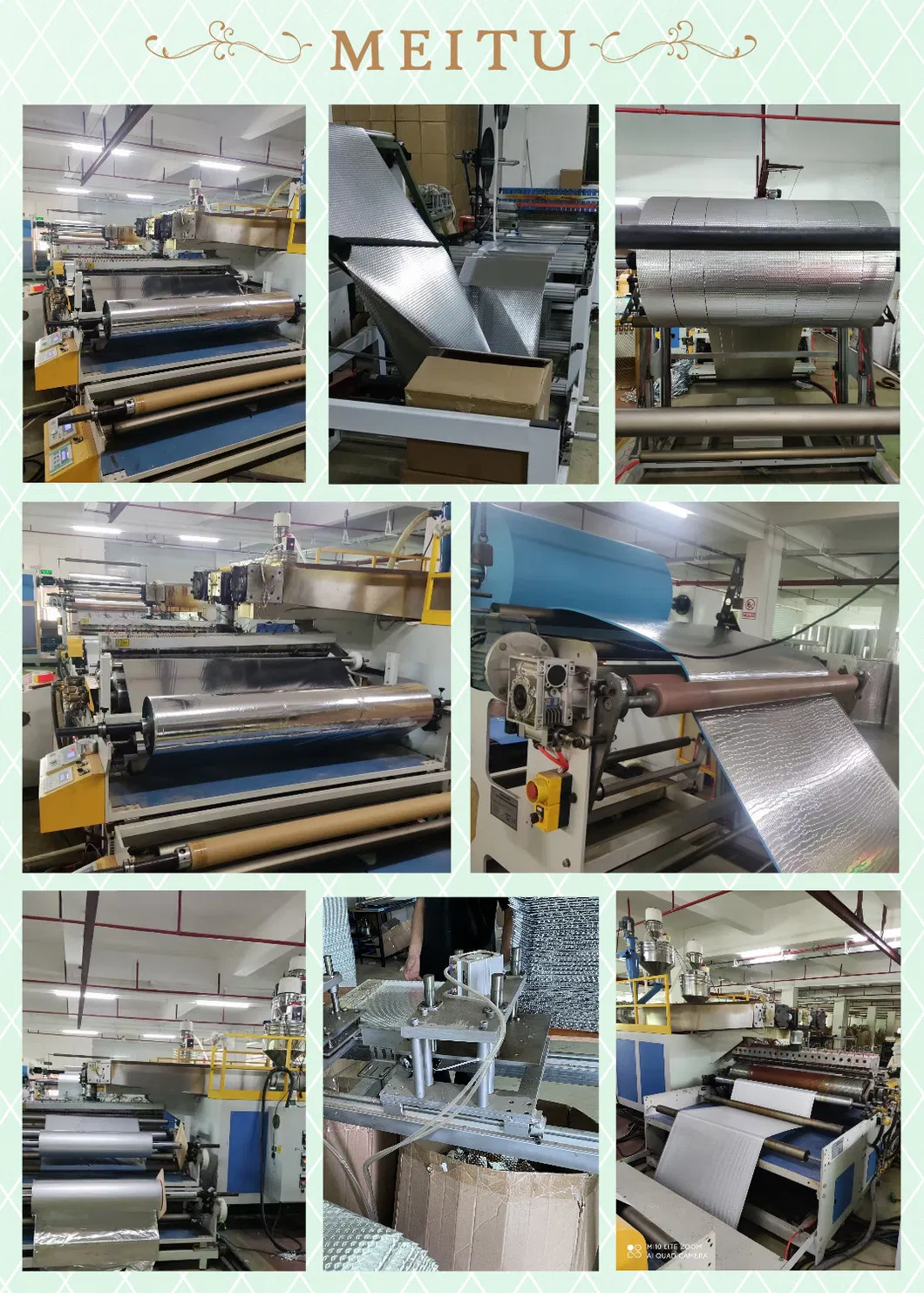 Aluminiumfolie Blasen Isolierte Lebensmittelbeutel Wärmedämmung 3D / 2D Box 3