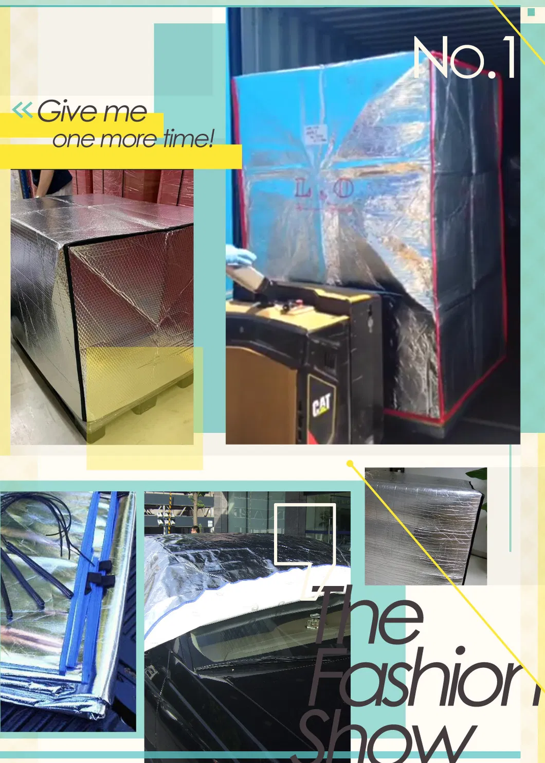 Aluminiumfolie Blasen Isolierte Lebensmittelbeutel Wärmedämmung 3D / 2D Box 7