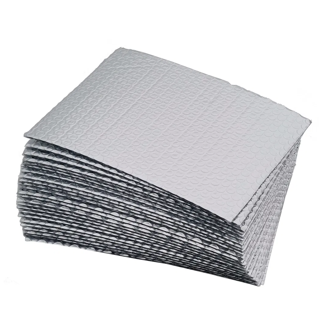 Customized Waterproof Multi Layer Foil Insulation Excellent Performance Metalized Pet Film Bubble Foam Thermal Insulation Material for Building / Roofing /Wall